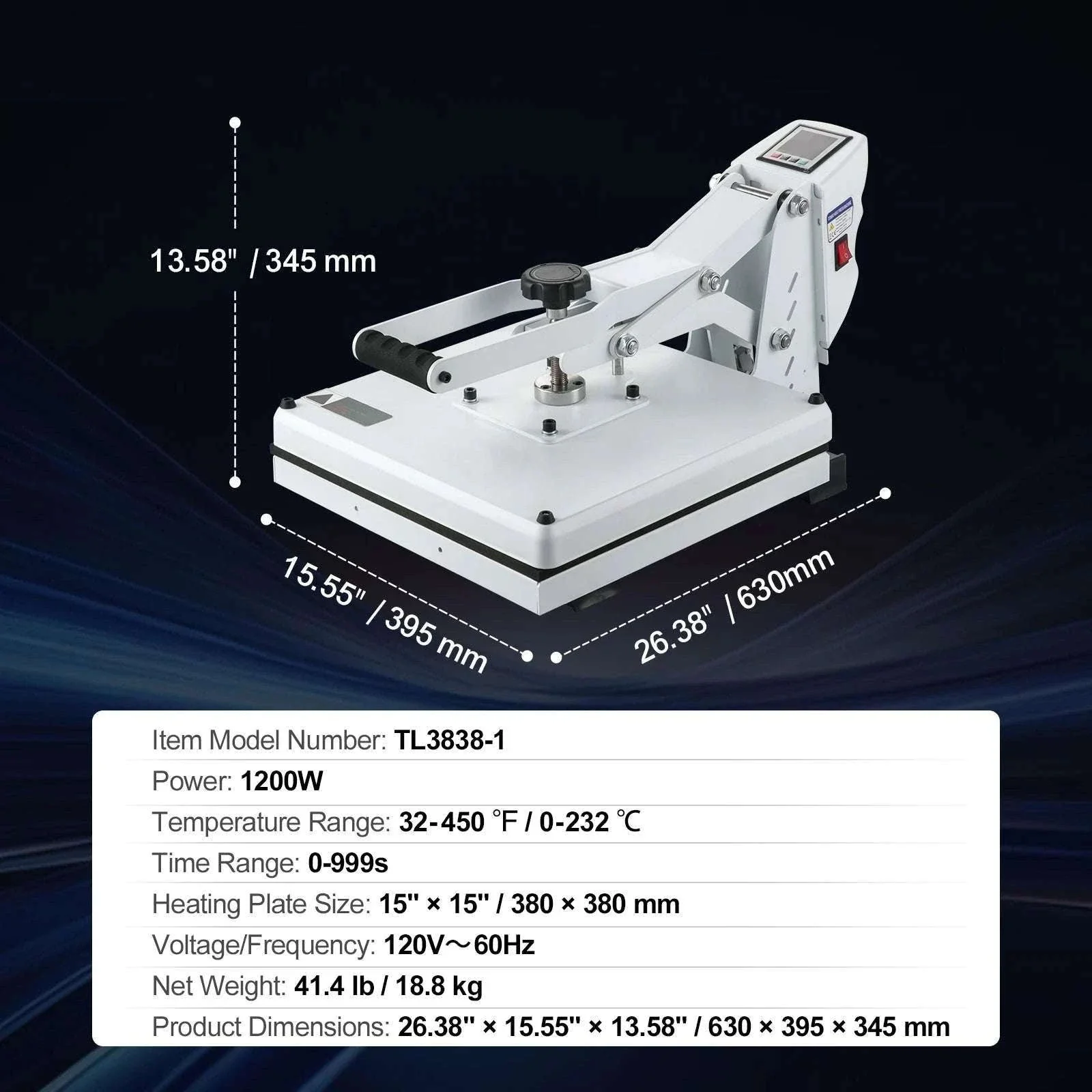 15x15 to 16x24 Heat Press Machine for T-Shirts & Sublimation - Image 20