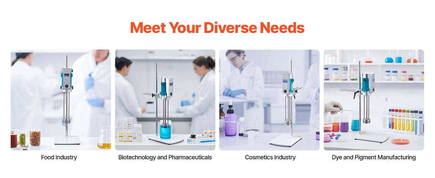 High Speed Laboratory Homogenizer with Digital Display Control - Image 12
