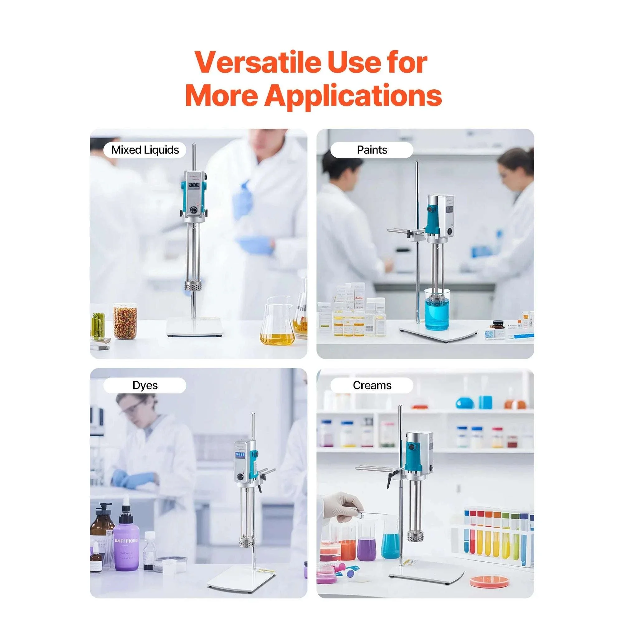 High Speed Laboratory Homogenizer with Digital Display Control - Image 6