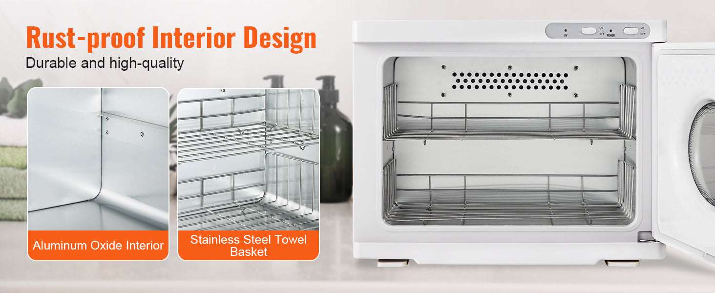 Hot Towel Warmer Cabinet 8L/23L with UV Light & Fast Heating - Image 11