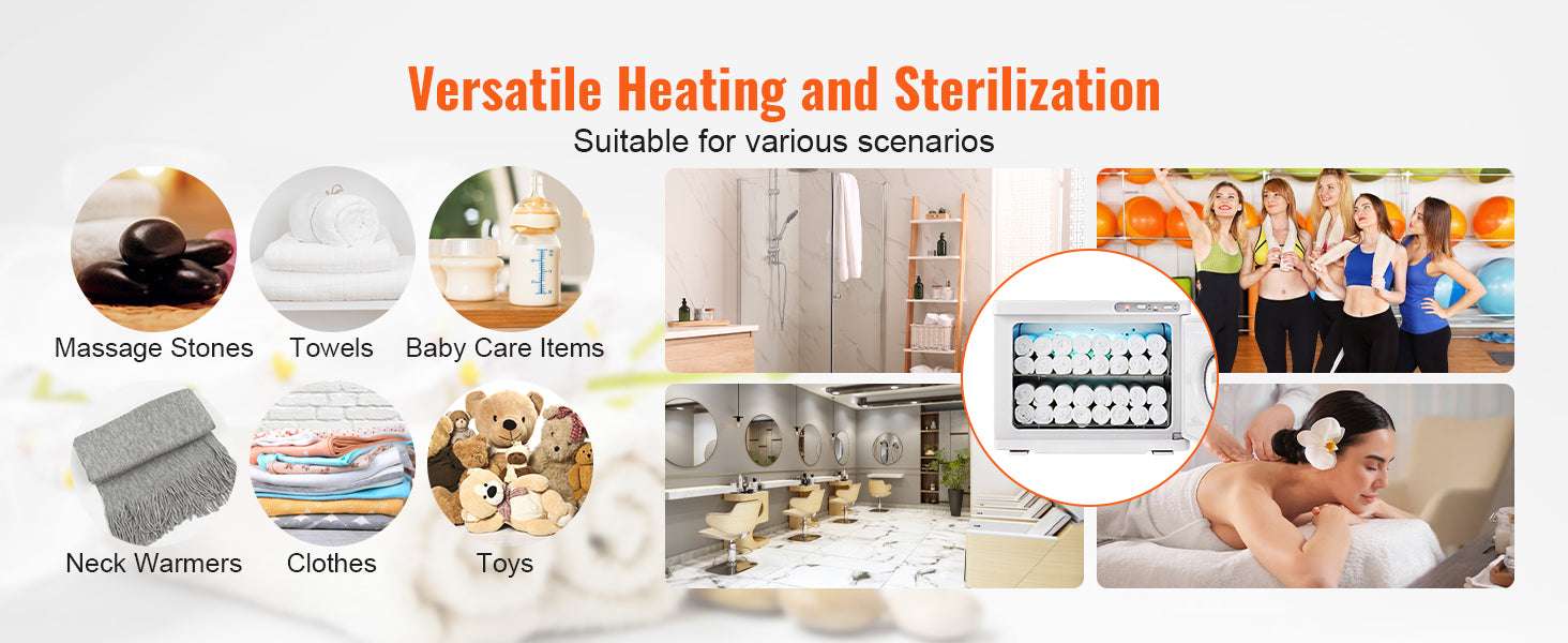 Hot Towel Warmer Cabinet 8L/23L with UV Light & Fast Heating - Image 12