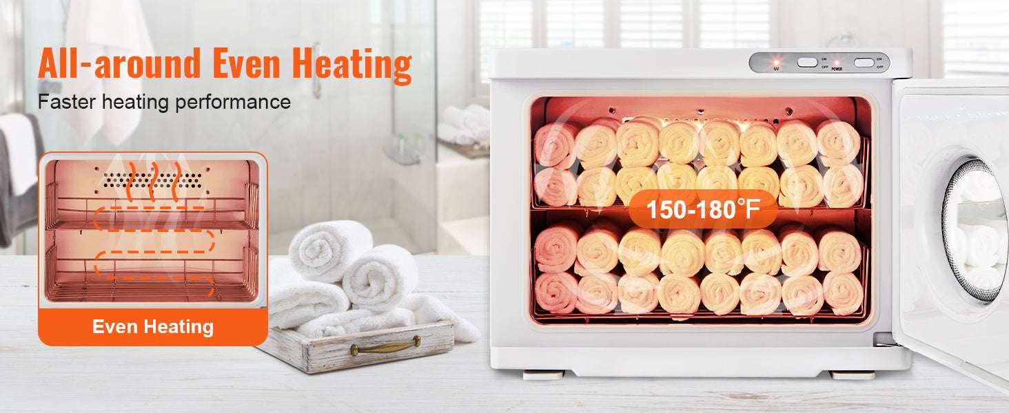 Hot Towel Warmer Cabinet 8L/23L with UV Light & Fast Heating - Image 9