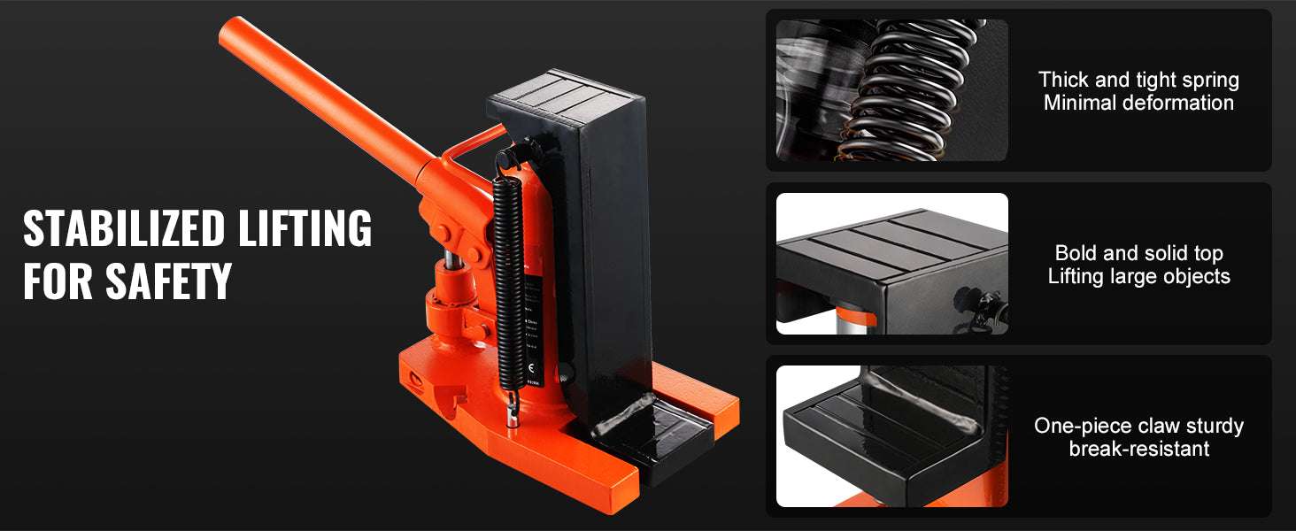 Hydraulic Toe Jack 2.5T Toe / 5T Top Lift for Low Clearance Lifting - Image 11