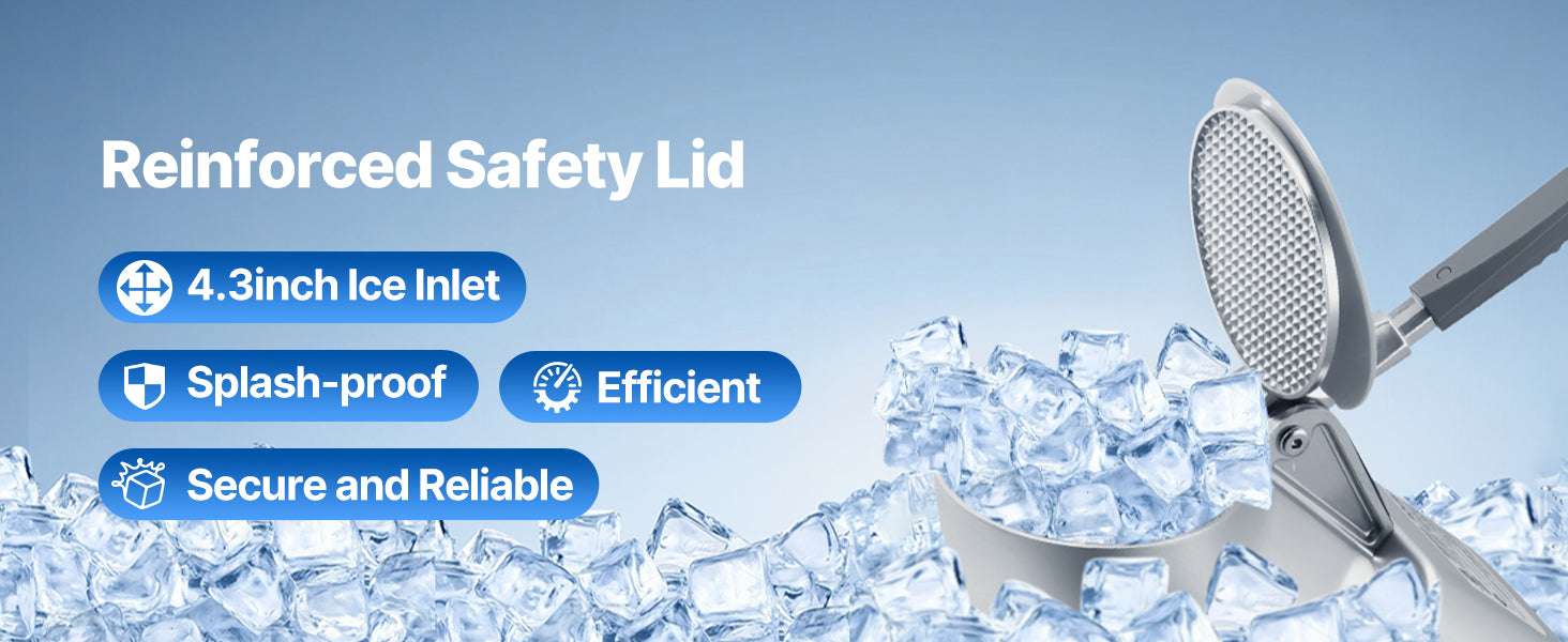 Electric Ice Crusher Machine with Bowl & Cover, 3KG/Min Shaved Ice - Image 11