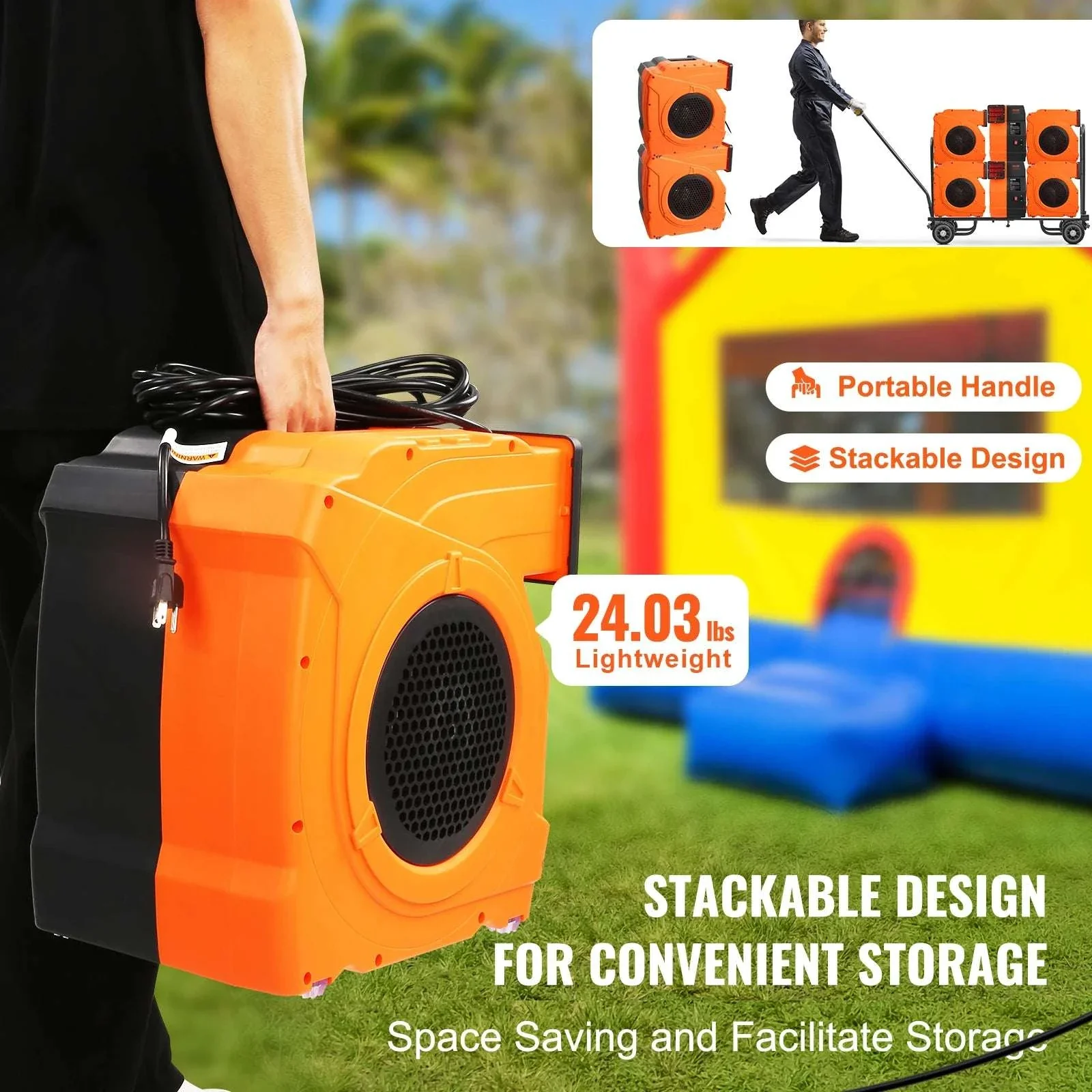Inflatable Blower for Bounce Houses & Water Slides 1100–1300W - Image 5