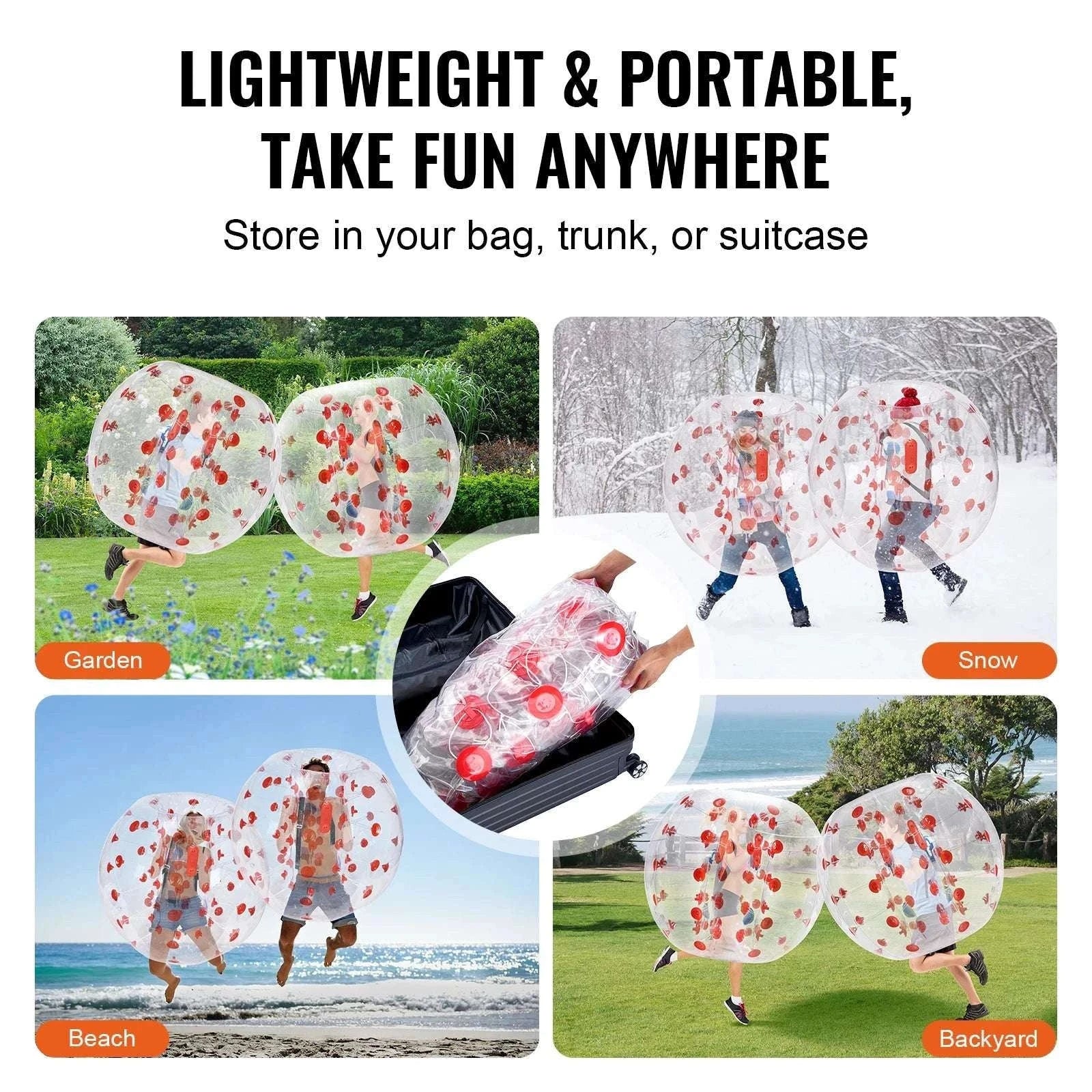 4FT Inflatable Bumper Ball for Teens & Adults – Fun Zorb Play - Image 6