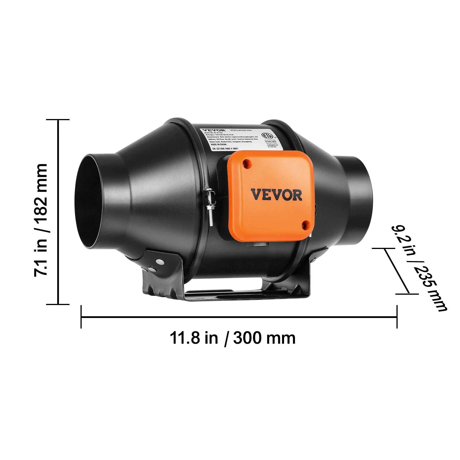 Inline Duct Fan with Temp & Humidity Controller Quiet EC Motor - Image 18