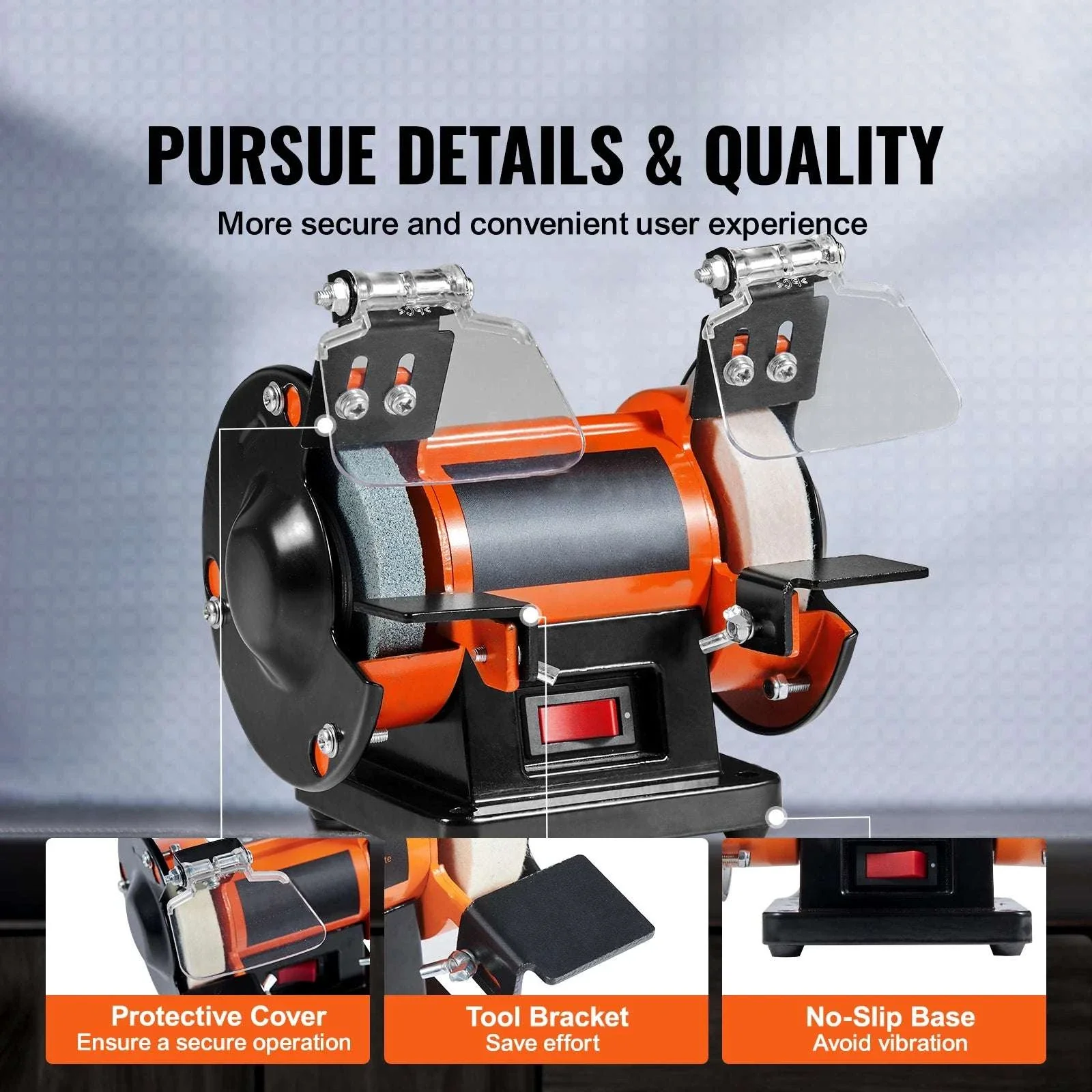 Mini Bench Polisher with Adjustable Speed for Jewelry & Gemstones - Image 4