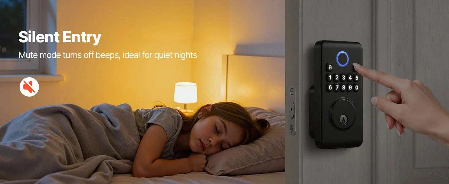 Keyless Entry Door Lock with Keypad, Auto-Lock & User Codes - Image 14