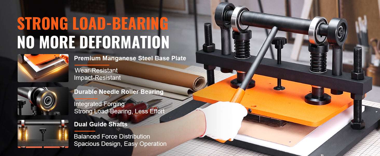 Manual Leather Cutting & Embossing Machine with 1.5T Pressure - Image 9