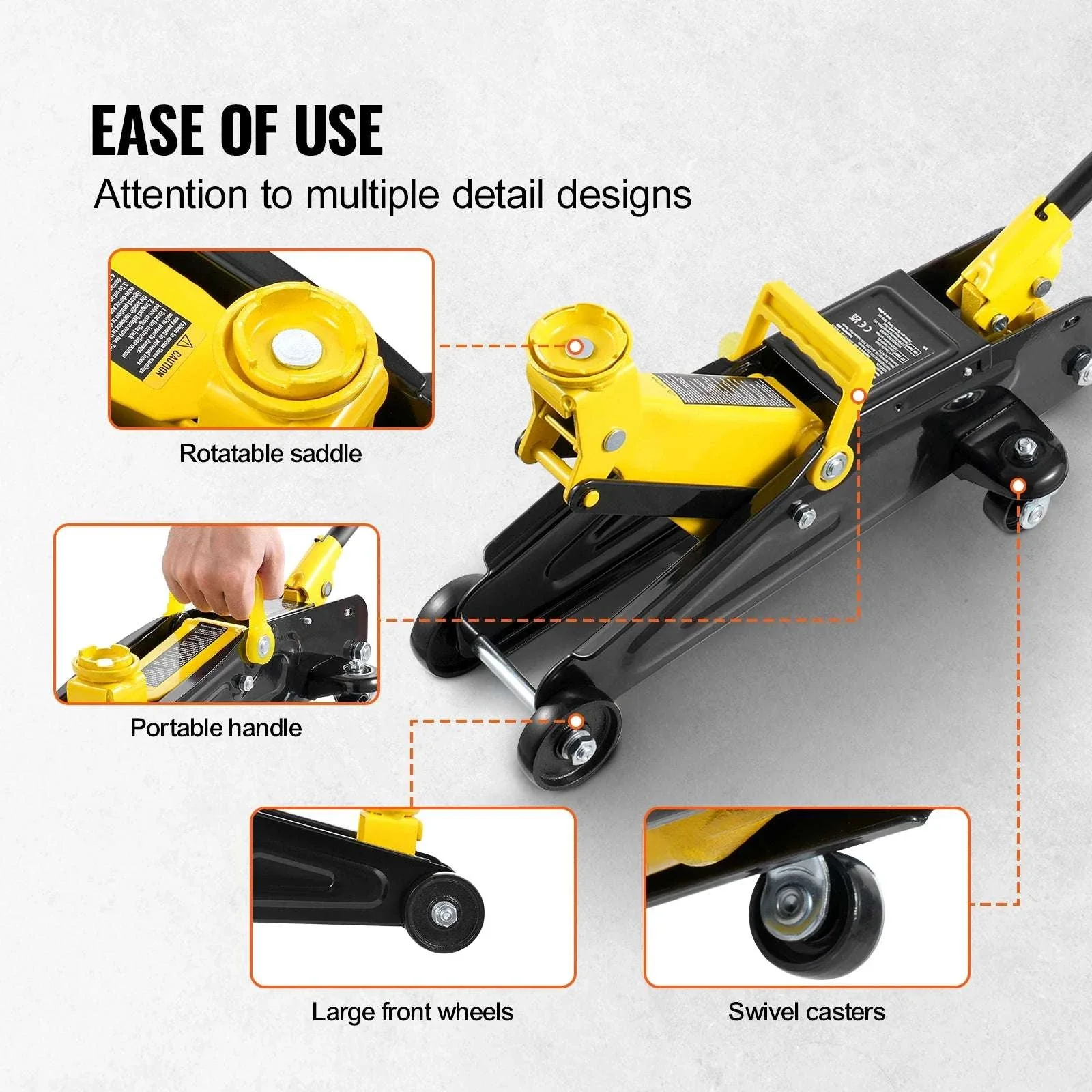 Low Profile 2 Ton Hydraulic Floor Jack for Cars and SUVs - Image 6