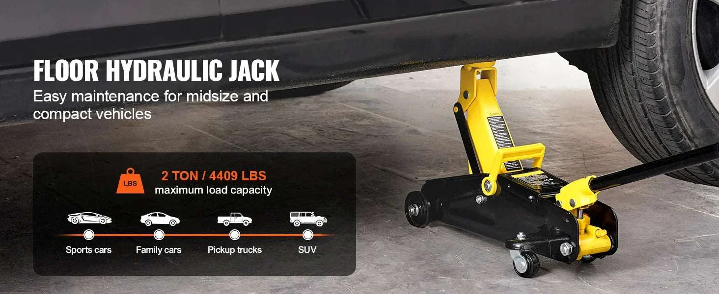 Low Profile 2 Ton Hydraulic Floor Jack for Cars and SUVs - Image 8