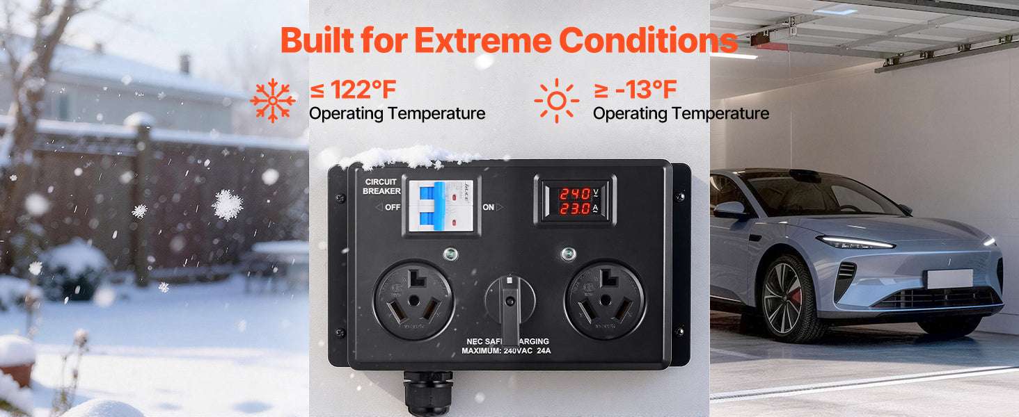 Manual EV Charging Switch Splitter 240V 24A for Dryer & EV - Image 11
