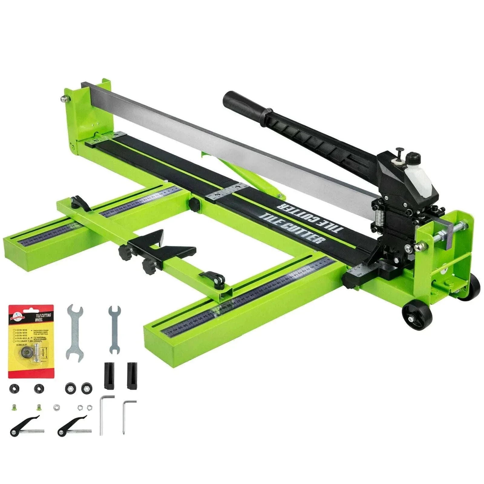Manual Tile Cutter with Laser Guide, 1200mm Precision Floor Cutter