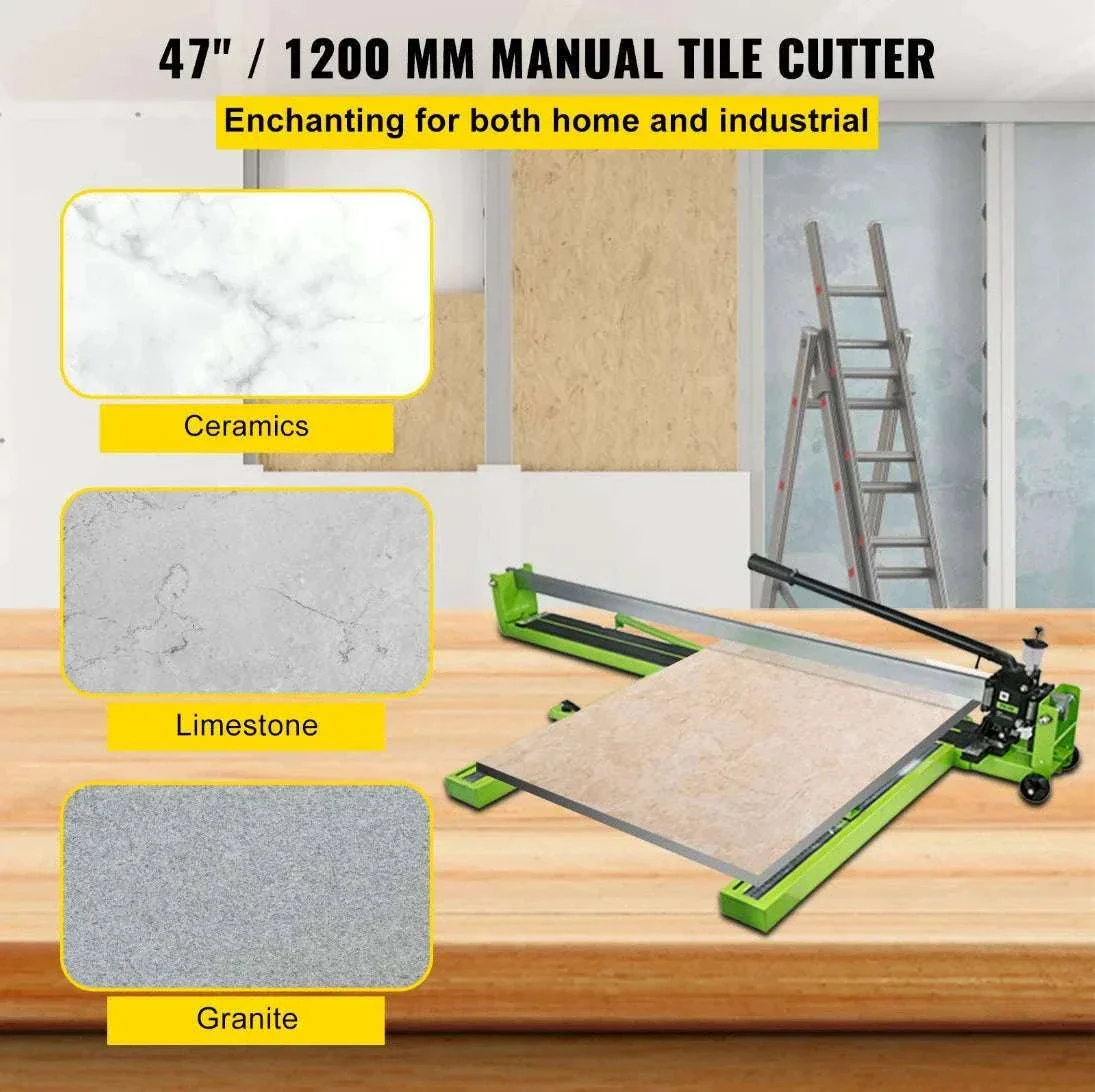 Manual Tile Cutter with Laser Guide, 1200mm Precision Floor Cutter - Image 2