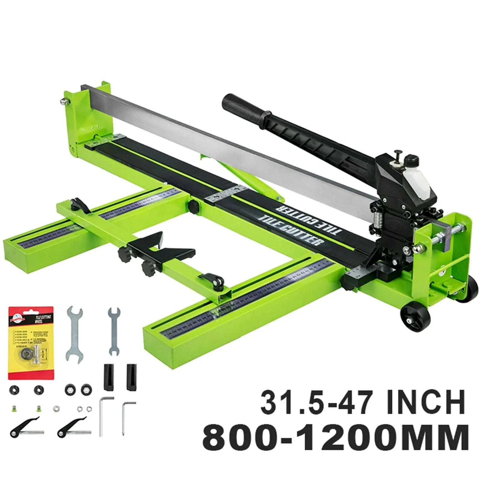 Manual Tile Cutter with Laser Guide for Precise Ceramic Cuts