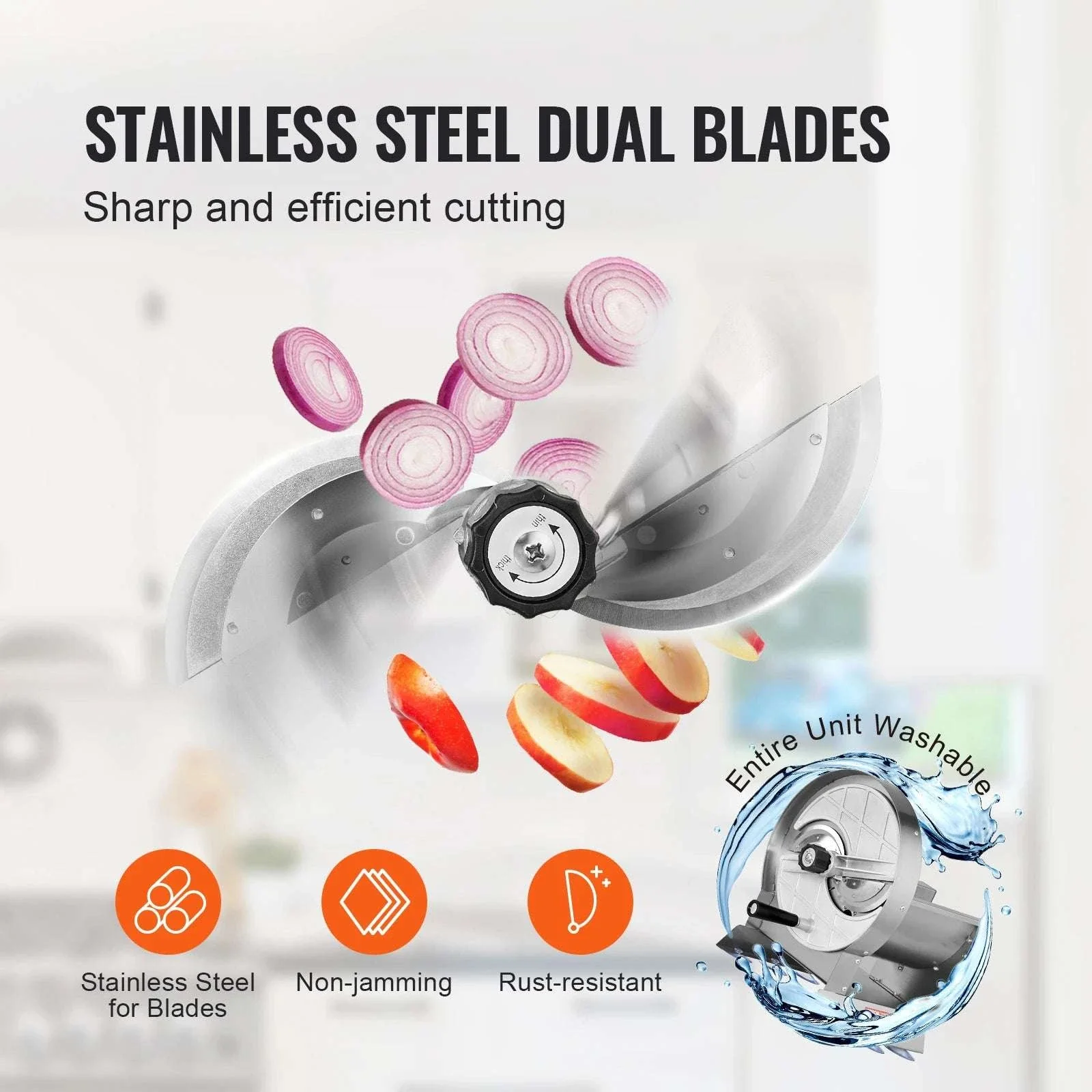 Manual Vegetable Slicer with Adjustable Thickness 0–12mm - Image 3