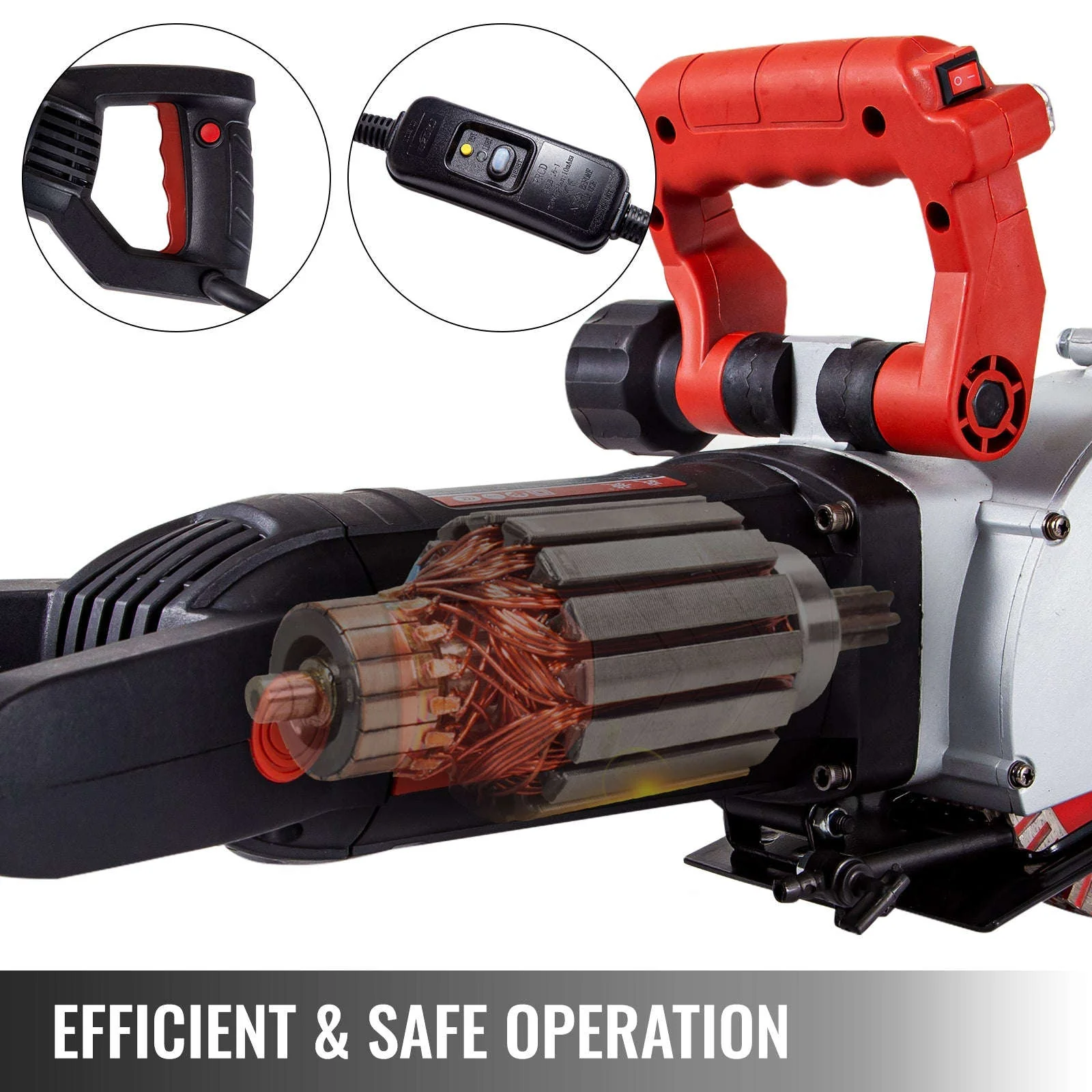 Max 4800W Concrete Wall Chaser for Clean Precision Grooves - Image 15