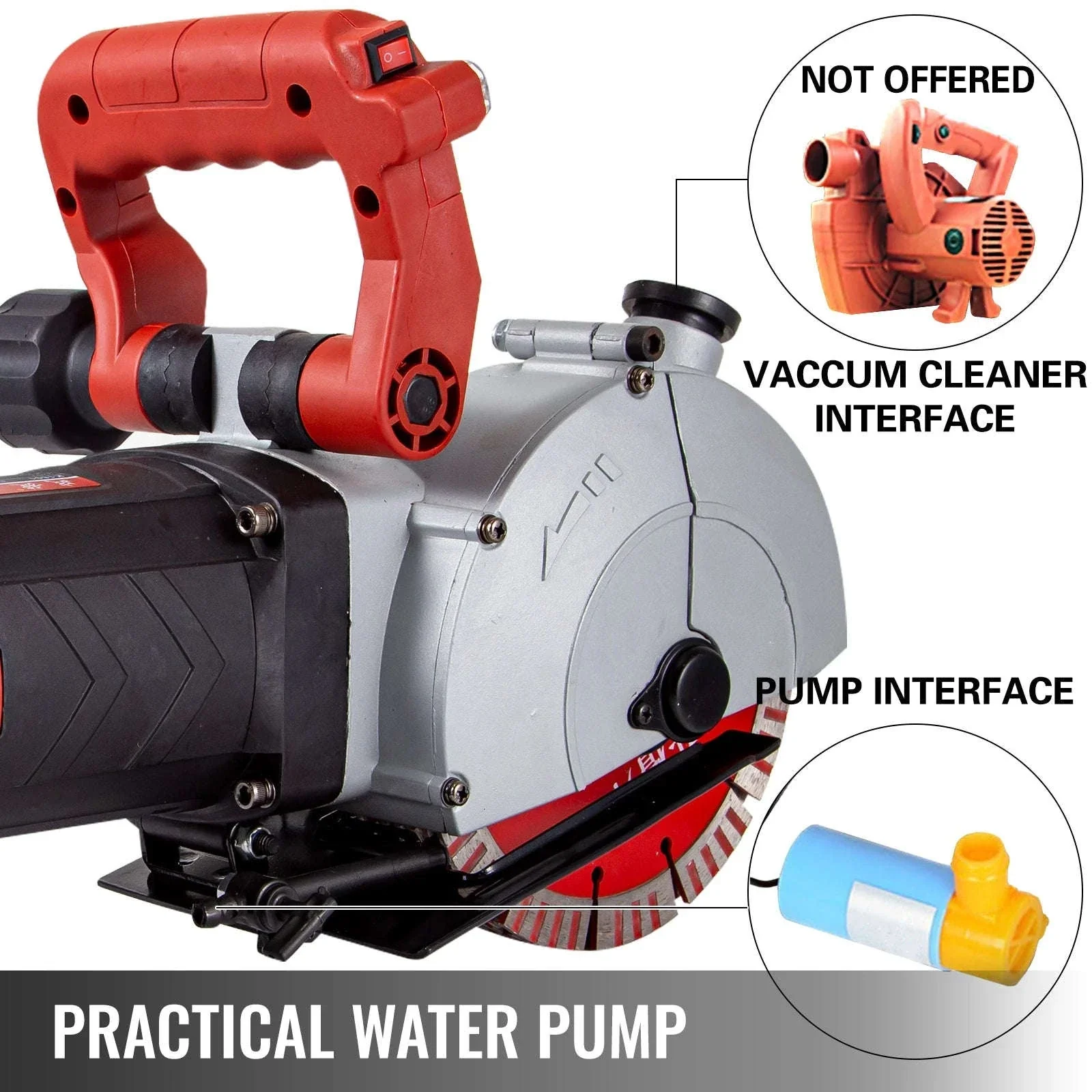 Max 4800W Concrete Wall Chaser for Clean Precision Grooves - Image 5