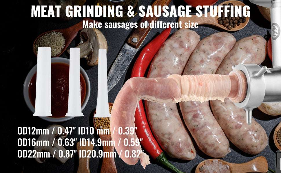 Electric Commercial Meat Grinder 550W Stainless Steel Sausage Maker - Image 10