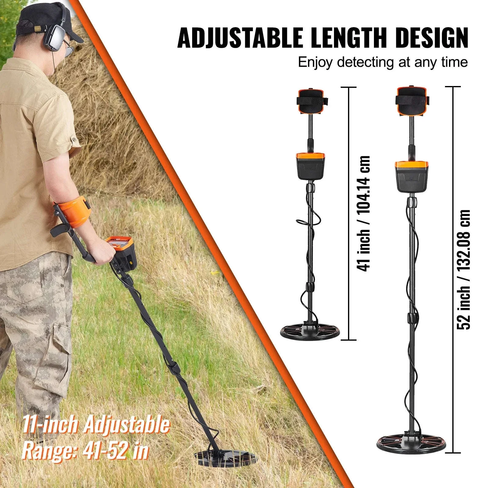 Metal Detector for Adults & Kids with 10-Inch Waterproof Coil - Image 3