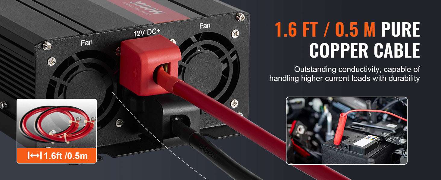 1500W–5000W Modified Sine Wave Power Inverter for Home & Travel - Image 16