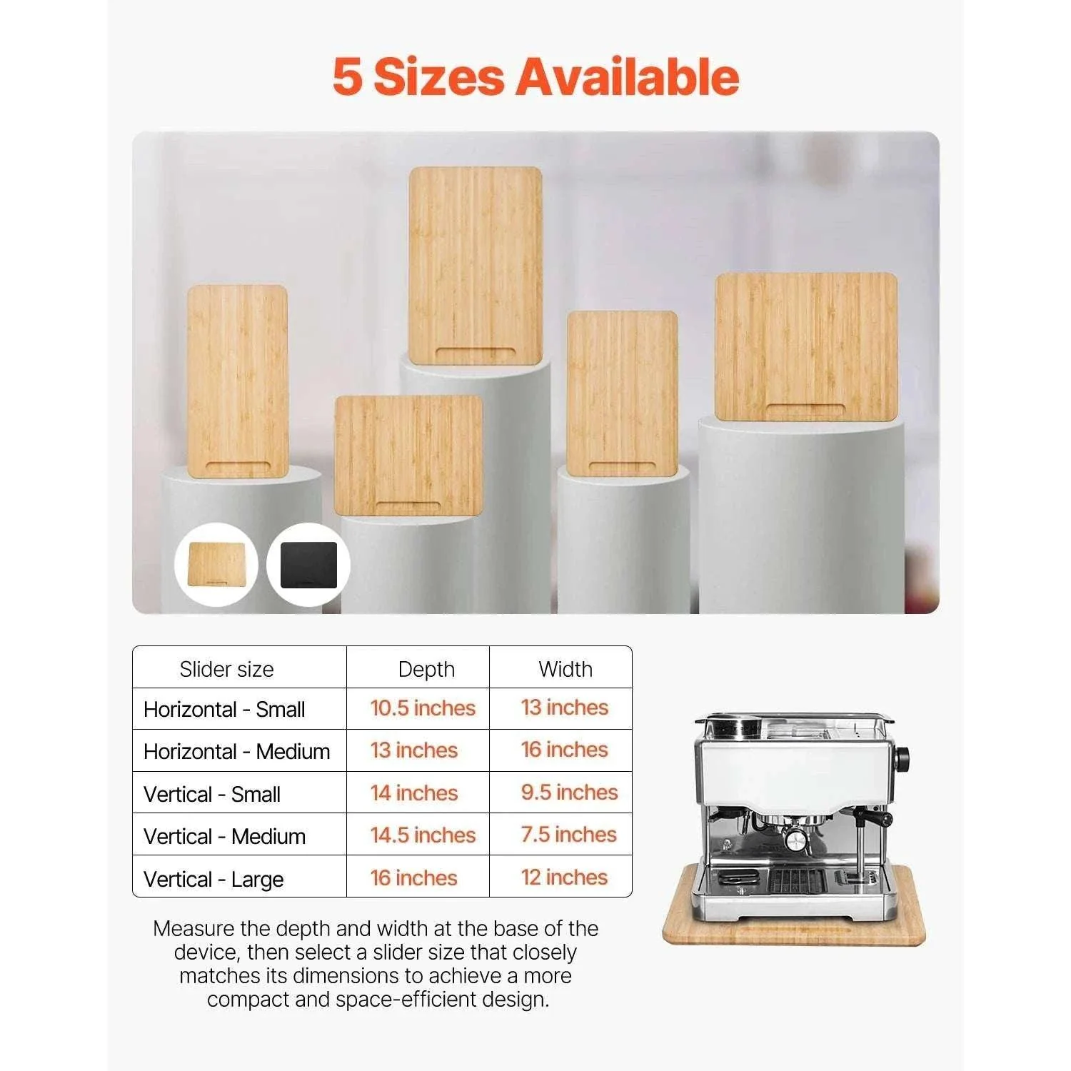 Kitchen Appliance Sliding Tray with Silent Wheels for Countertop Use - Image 11