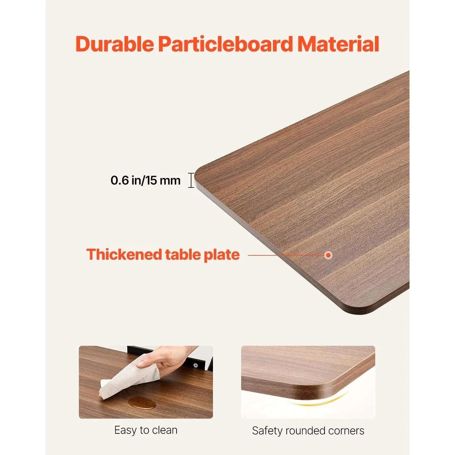 Adjustable Overbed Table with Wheels & Tilt Top for Bedside Work - Image 5