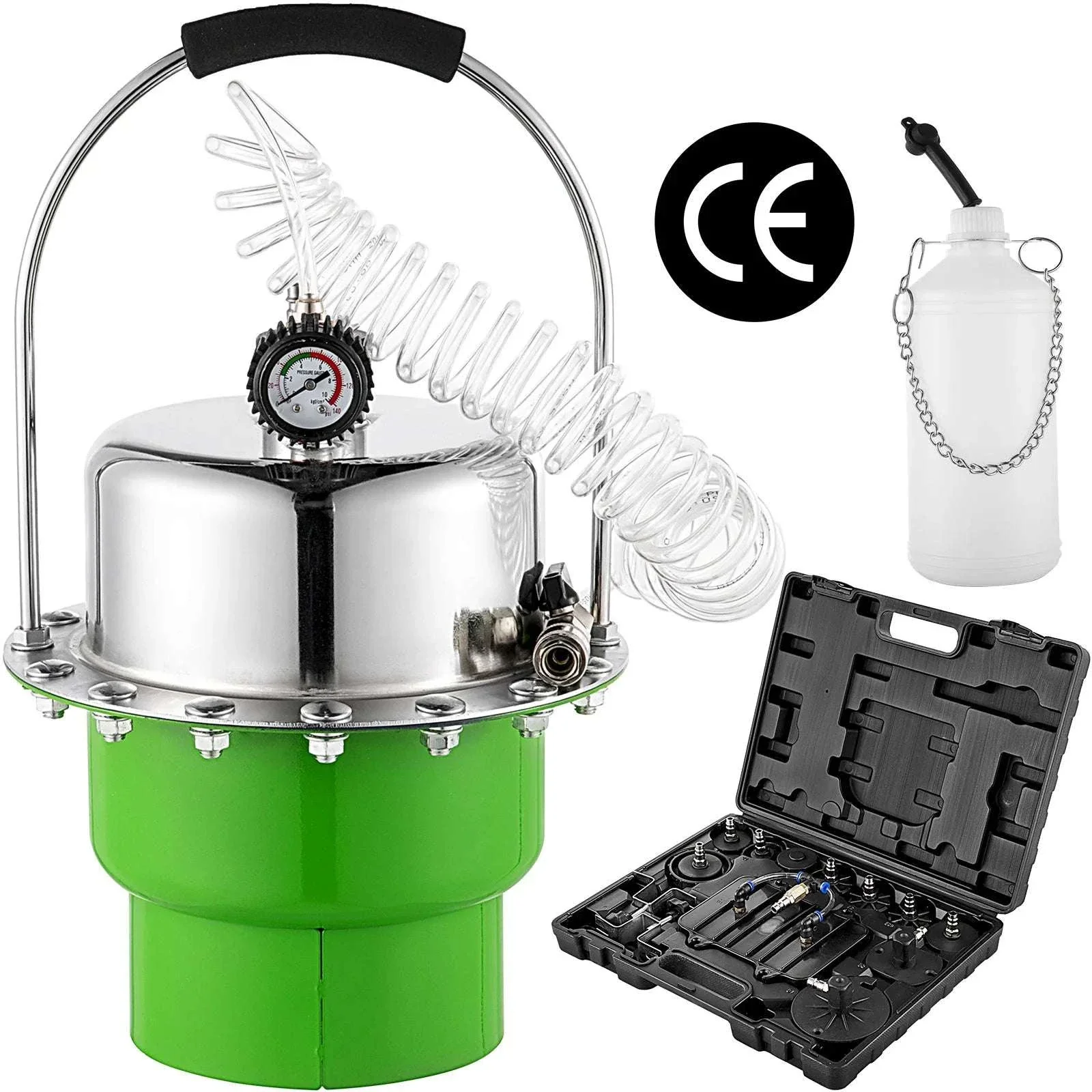 Pneumatic Brake Bleeder Kit 5L Air Pressure Fluid Change Tool - Image 26