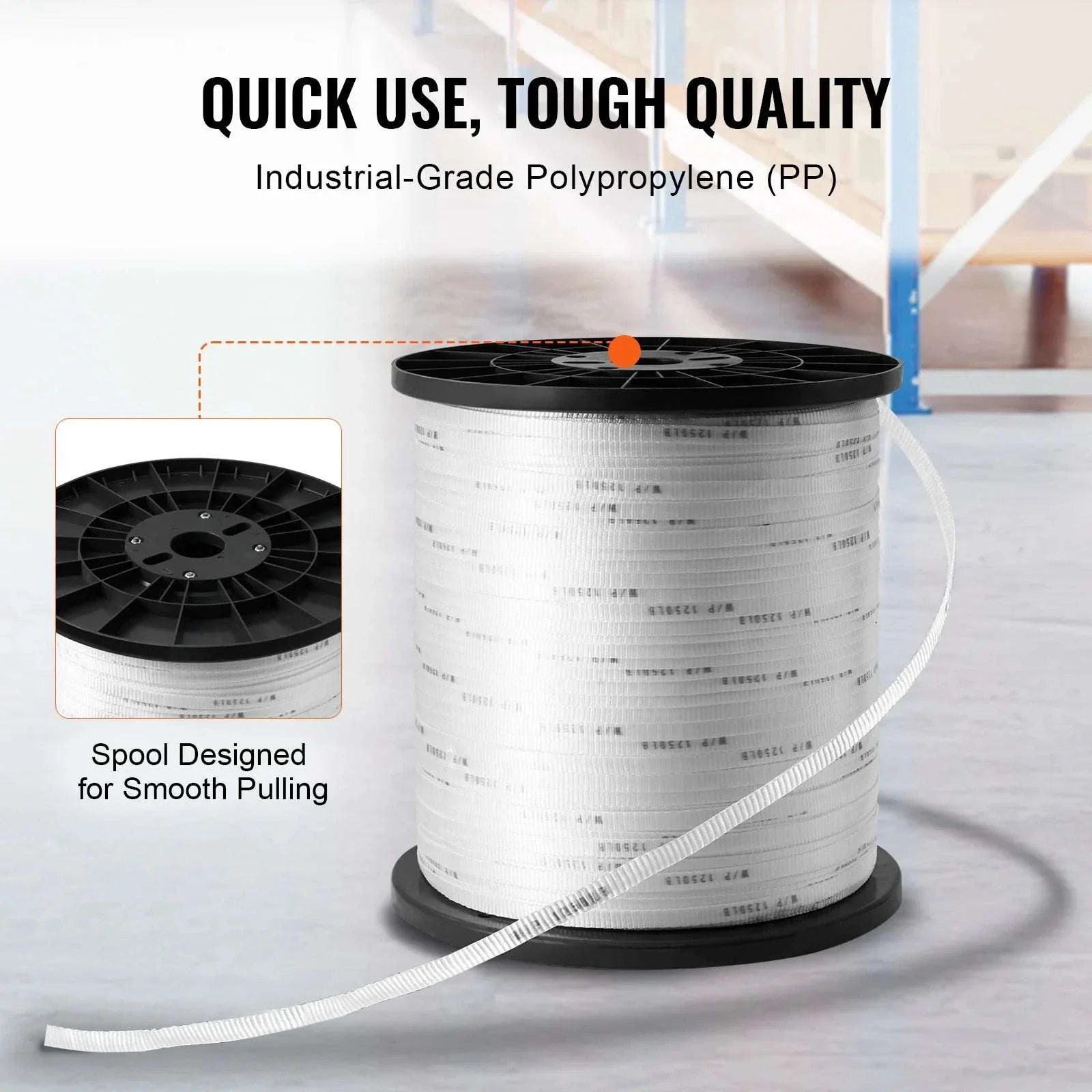 Polyester Pull Tape Flat Rope for Cable Pulling and Conduit Work - Image 4