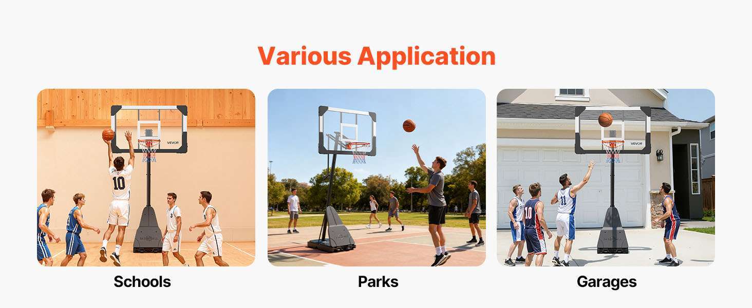 Adjustable Portable Basketball Hoop System with 44–54 Inch Backboard - Image 12