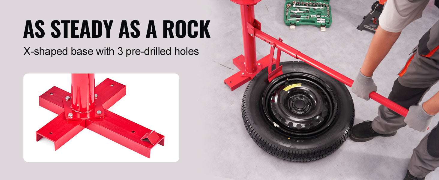 Portable Manual Tire Changer for 8–16" Wheels with Bead Breaker - Image 12