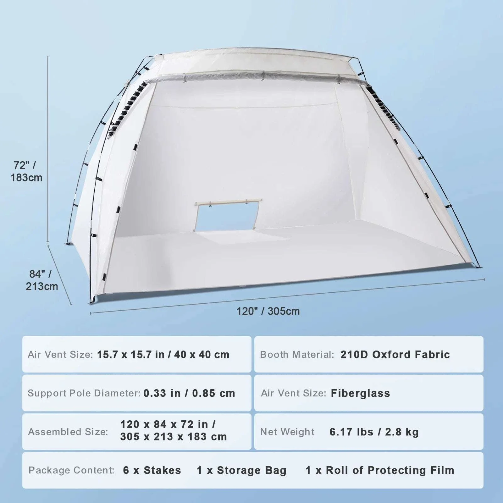 Portable Spray Paint Tent Booth for DIY Furniture & Projects - Image 15