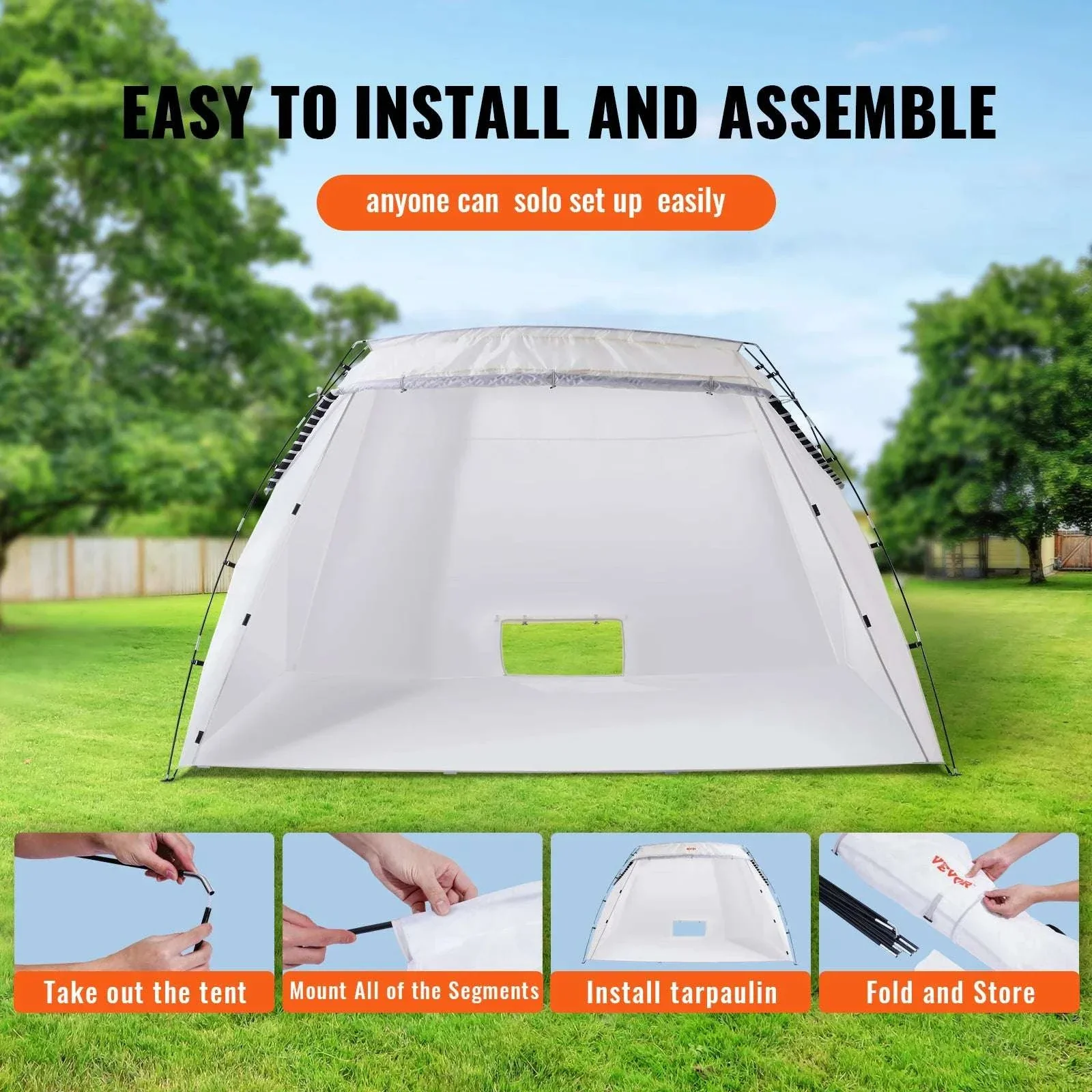 Portable Spray Paint Tent Booth for DIY Furniture & Projects - Image 5