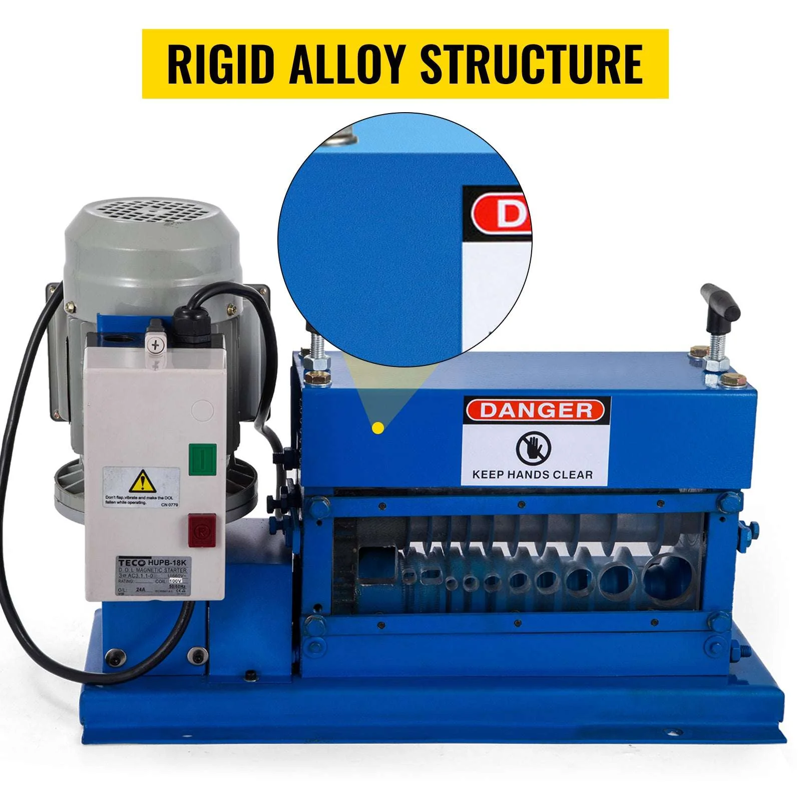 Electric Wire Stripping Machine 370W 11 Channels for Copper Recycling - Image 11