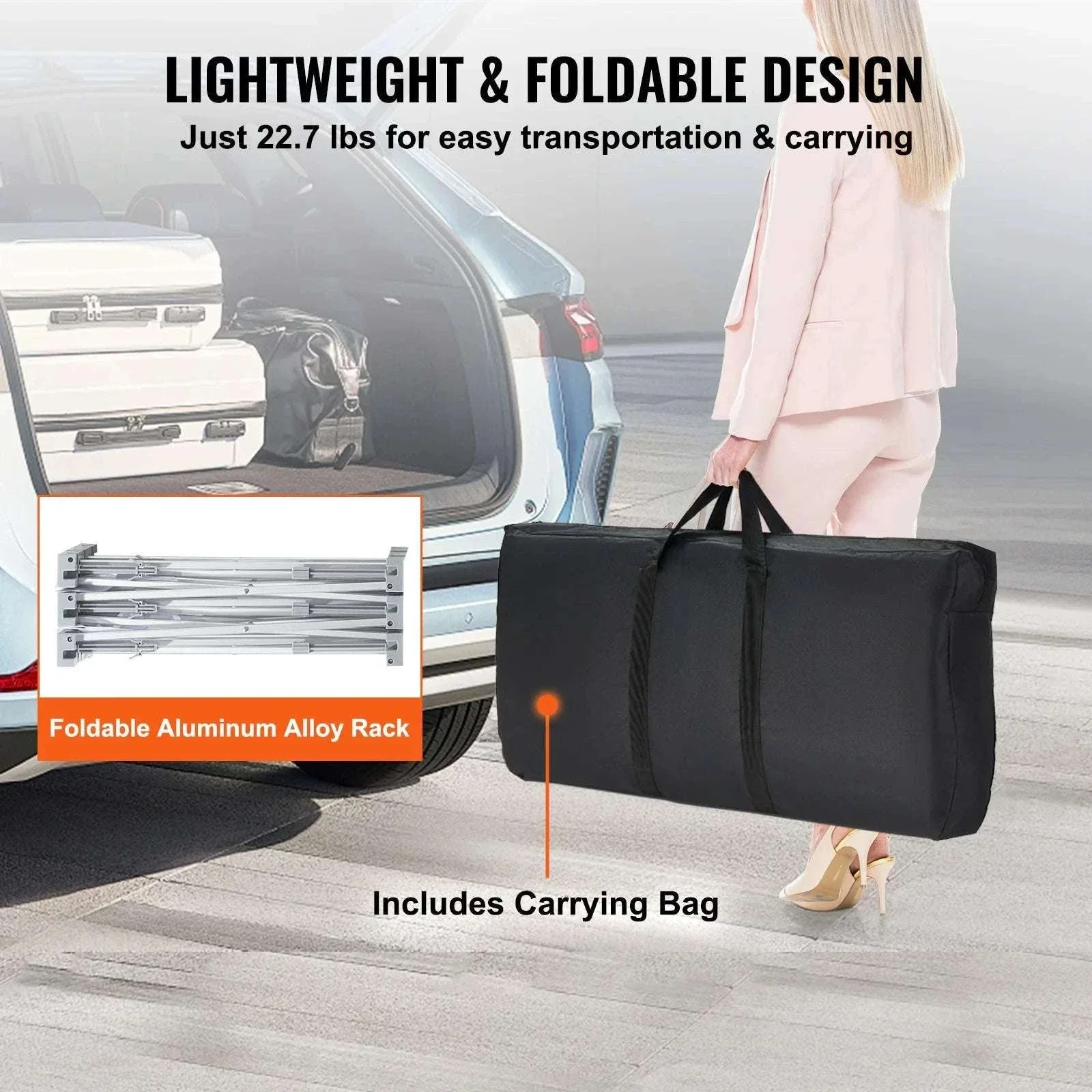 Portable Trade Show Counter Stand Foldable Podium Display Table - Image 6