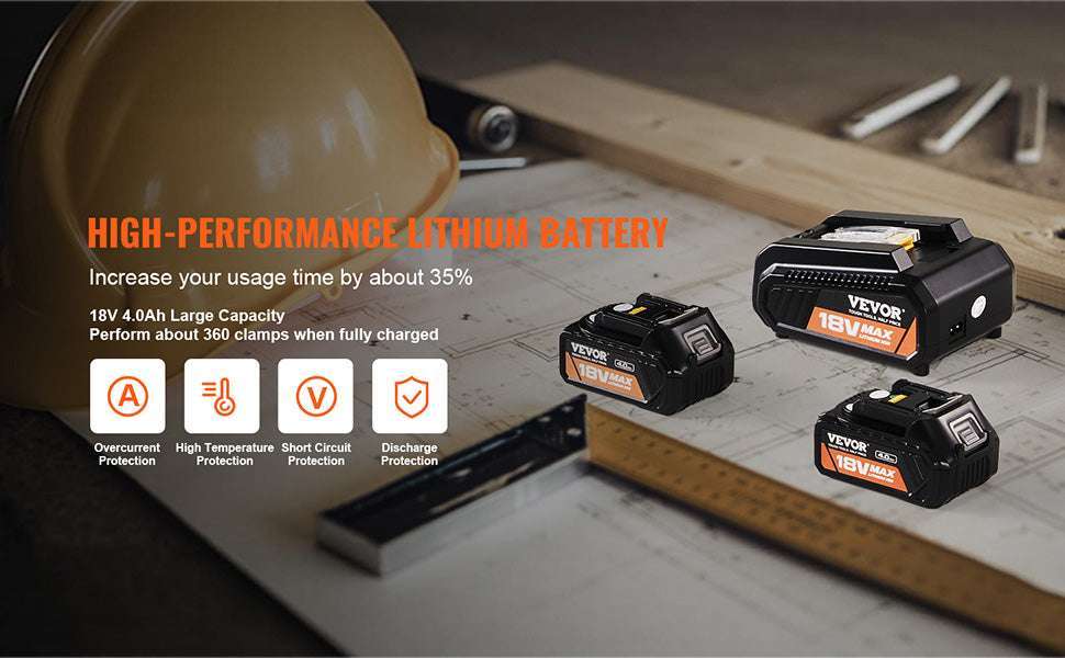 18V Electric Pipe Press Tool Kit with 6 Jaws for Copper, PEX & Steel - Image 10