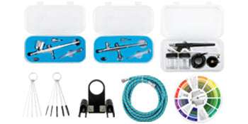 Dual-Action Airbrush Kit 120W Electric Spray Gun with Compressor - Image 17