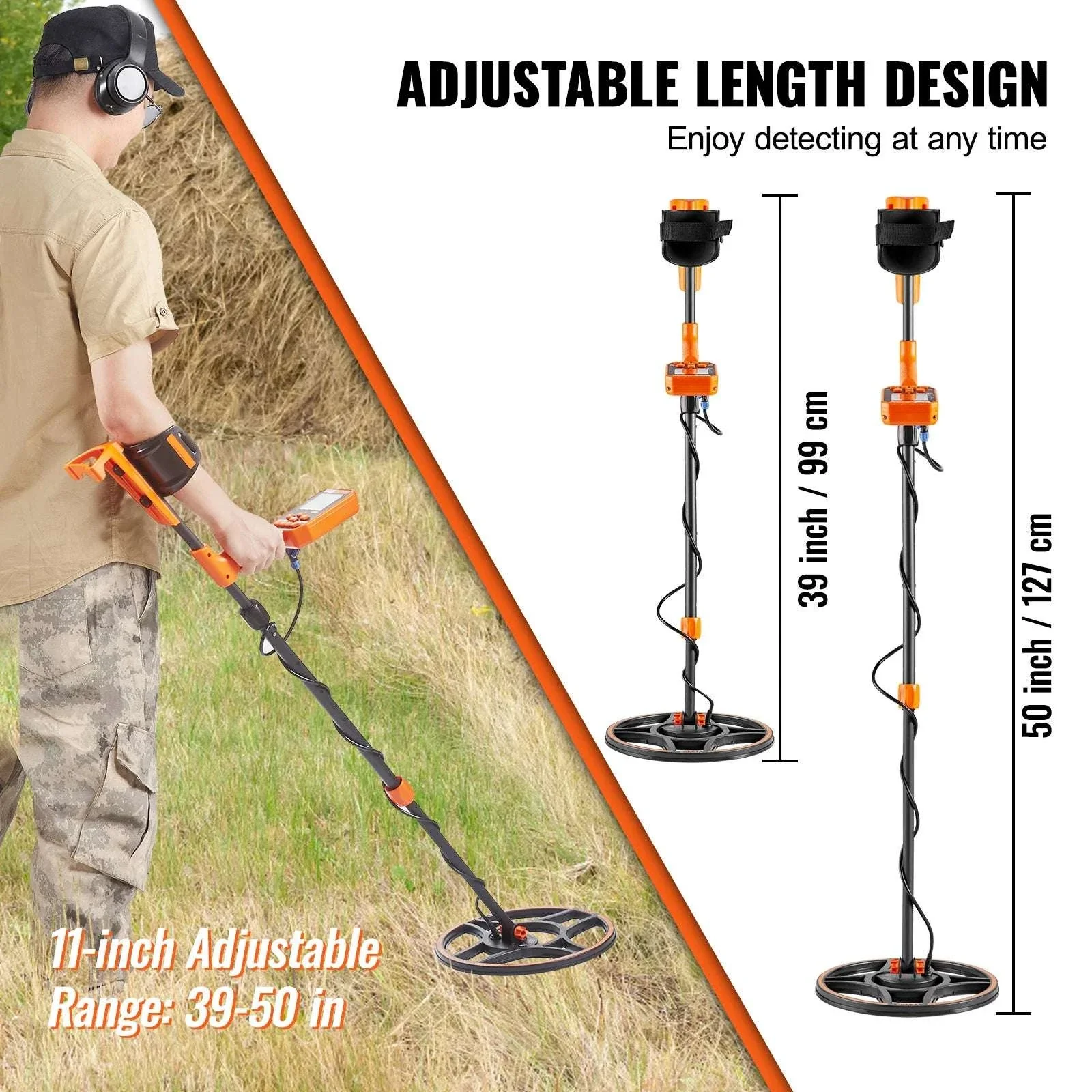 Professional Waterproof Metal Detector with 12" Coil & 7 Modes - Image 4