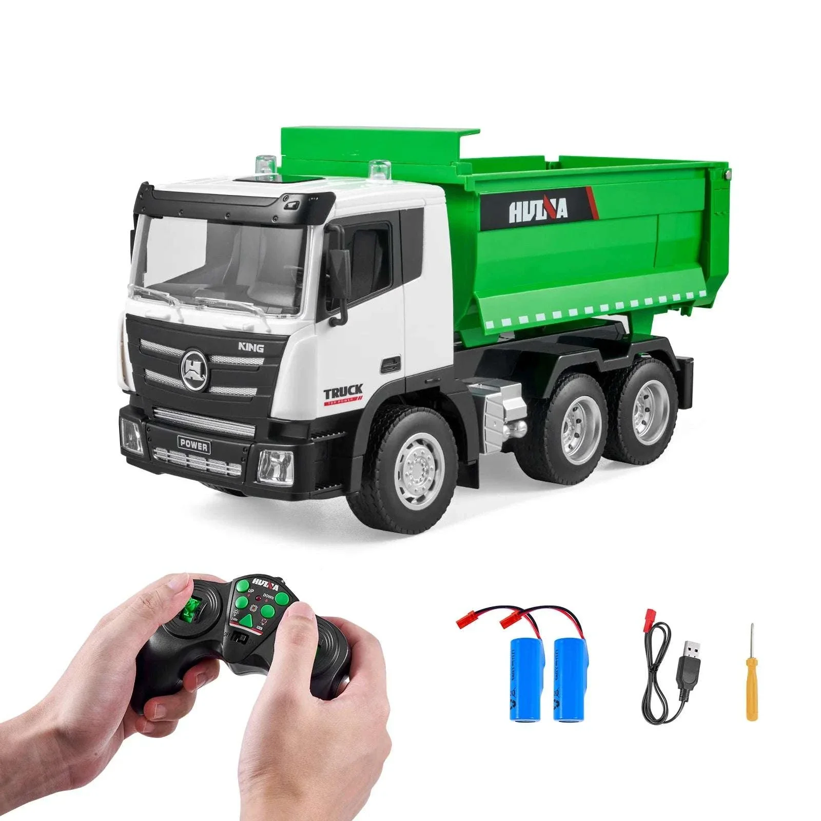 RC Dump Truck Toy 9-Channel Remote Control Construction Vehicle