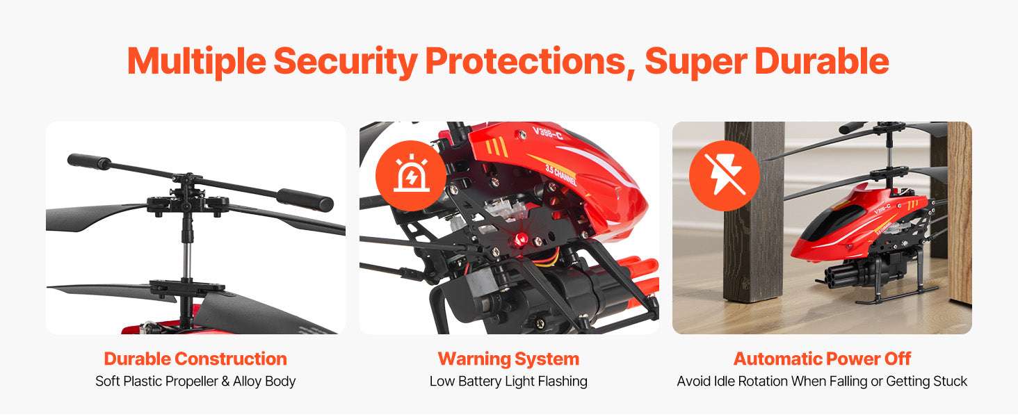 2.4GHz RC Helicopter with Altitude Hold & LED Lights for Kids - Image 11
