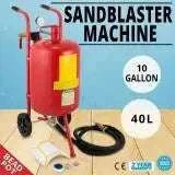Portable 10 Gallon Sandblaster 125 PSI Pressure Blasting Kit - Image 17