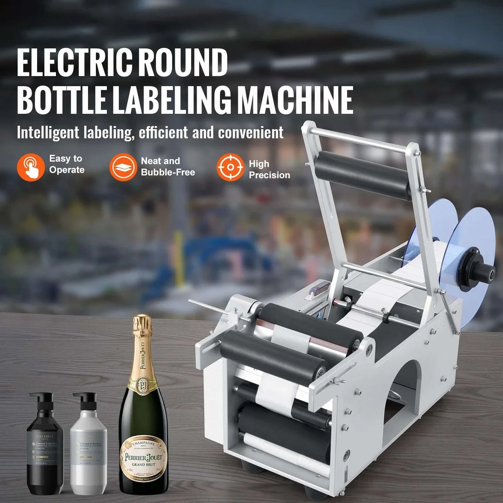 Semi-Automatic Bottle Labeling Machine 20–50 pcs/min Electric - Image 3
