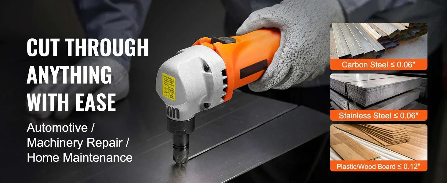 550W Sheet Metal Nibbler 2200RPM Electric Cutter with 360° Head - Image 8