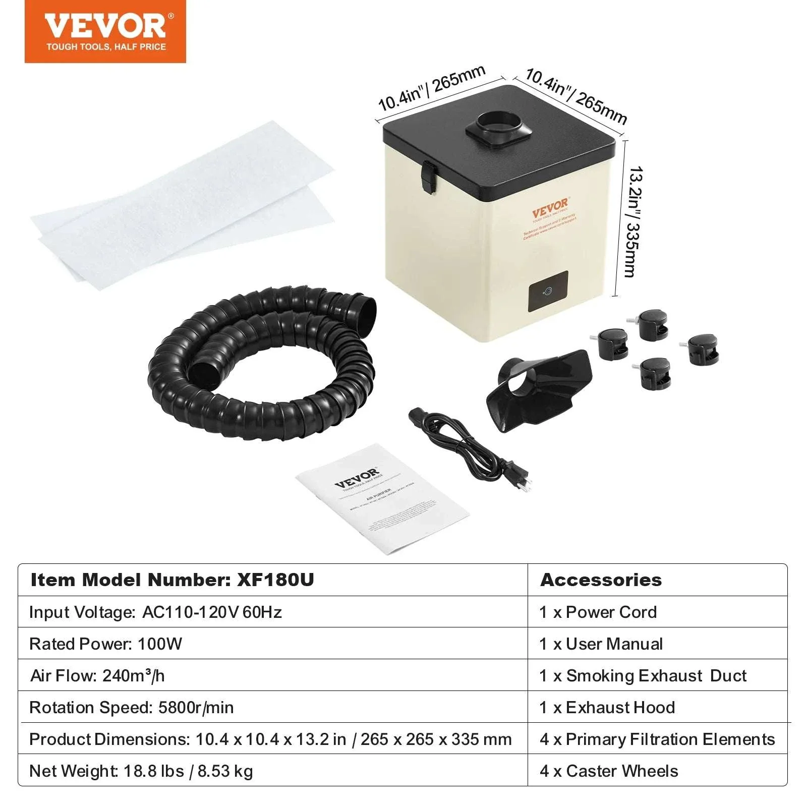 Solder Fume Extractor 100W/150W with 332m³/h Strong Suction - Image 15