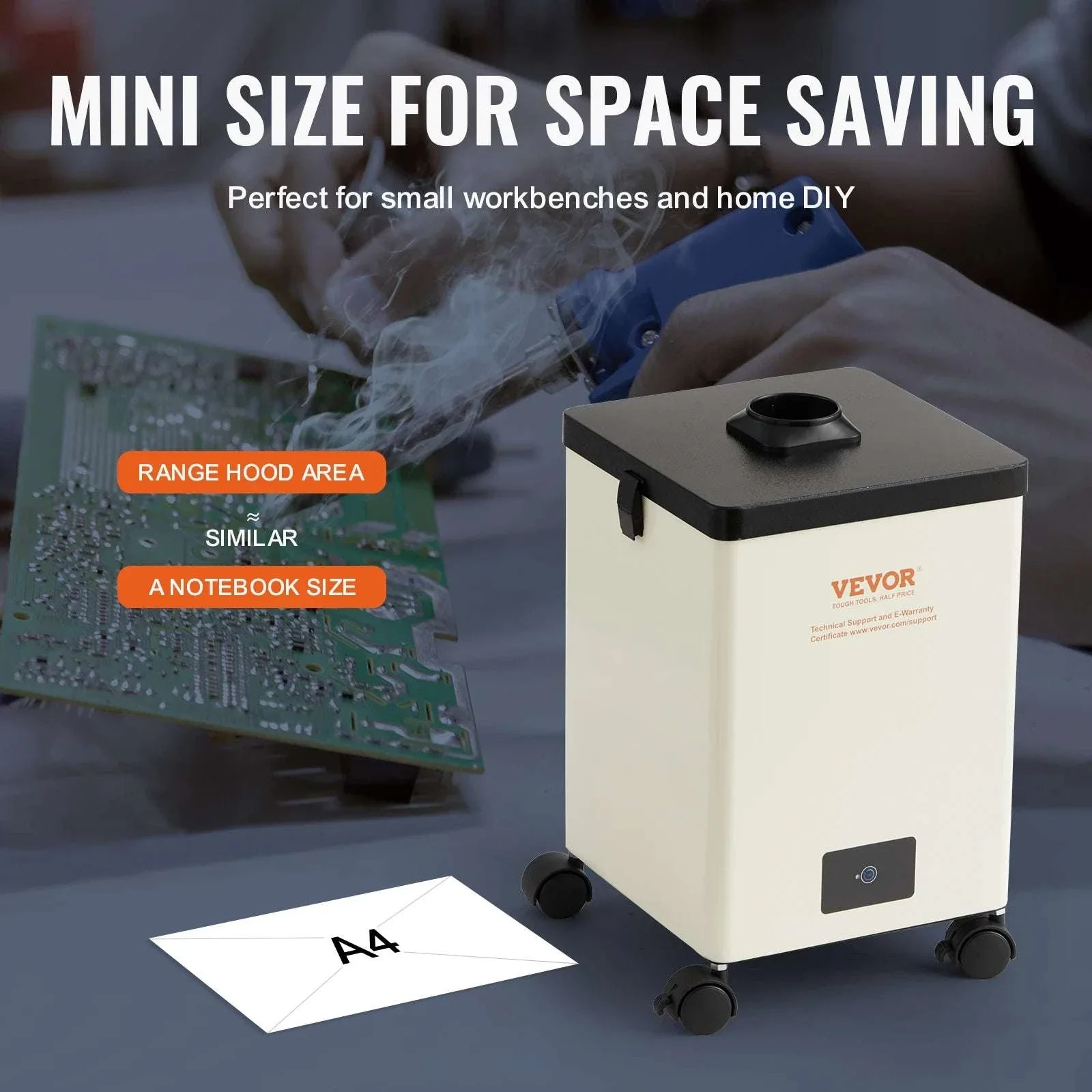 Solder Fume Extractor 100W/150W with 332m³/h Strong Suction - Image 6