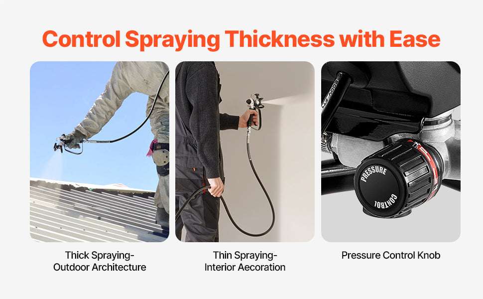 650W Airless Paint Sprayer 3000 PSI Electric with Extension Rod - Image 9
