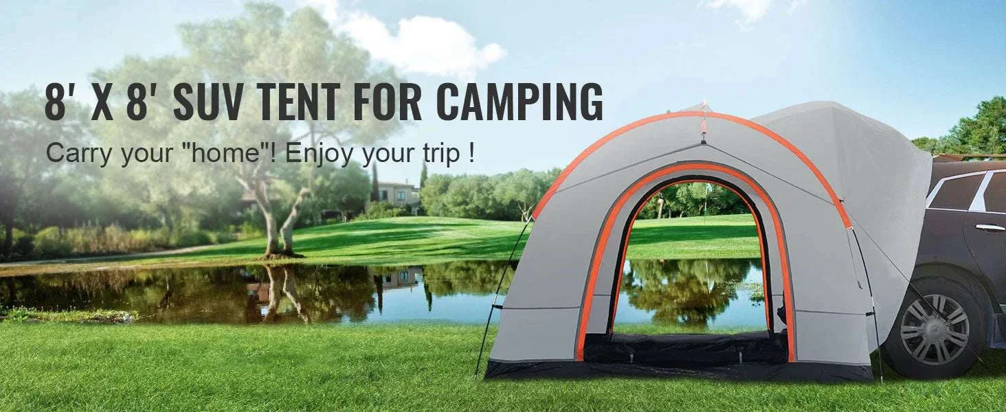 SUV Camping Tent 8x8 ft Waterproof Double Layer Car Tent - Image 8