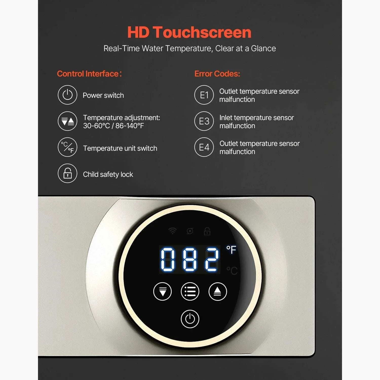 Tankless Electric Water Heater 27/36kW Instant Under Sink System - Image 4