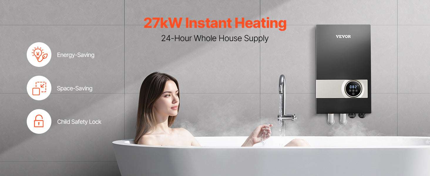 Tankless Electric Water Heater 27/36kW Instant Under Sink System - Image 8